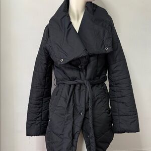 Massimo Black Wrap Jacket - size S
